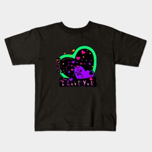 I LOVE YOU FULL FUCH Kids T-Shirt